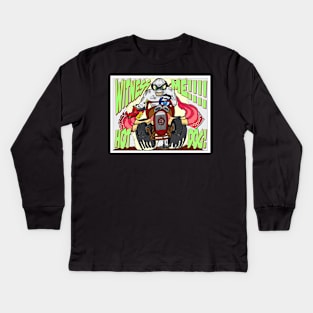 Witness Me, Hot Dog! Kids Long Sleeve T-Shirt